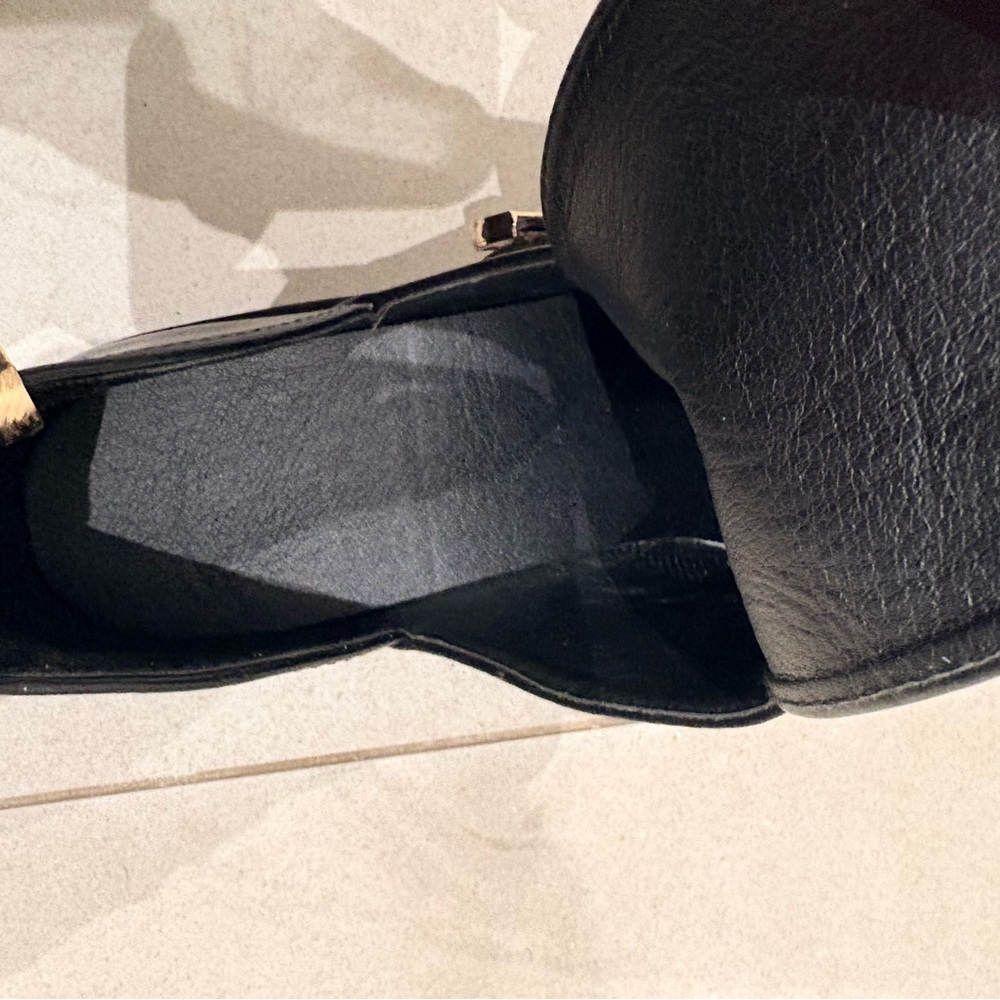 Stylish Black Buckle Ankle Boots - Picture 8 of 8
